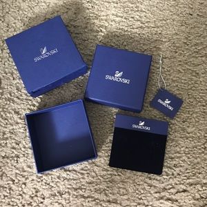 Swarovski empty box set. Excellent condition